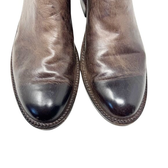 Kemo Sabe Mad Dog Roper Western Boots Mens 9.5 EE Brown Leather Handmade - Picture 11 of 15